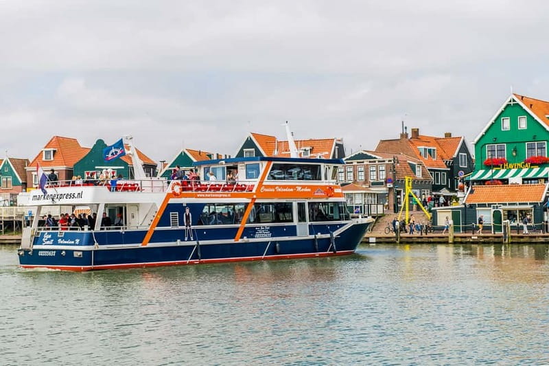 From Amsterdam: Zaanse Schans, Volendam, and Marken Day Trip - Zaanse Schans and the Dutch windmill view