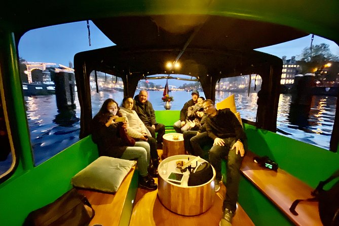Light Event Amsterdam by small boat, 8 passengers max! You won't find any better - Boarding at Amstelhaven on Mauritskade
