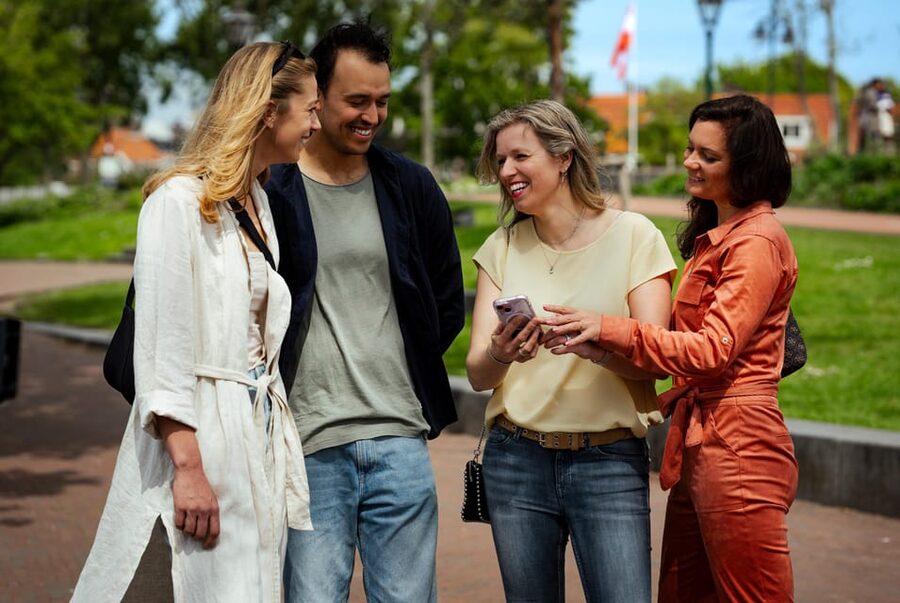 Outside Escape Amsterdam with your friend(s) and have fun! - Following the route from Rembrandthuis