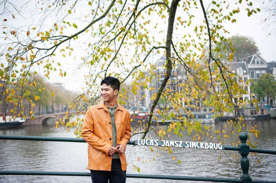 Photoshoot in or around Amsterdam - Rijksmuseum and Museumplein: iconic, open, and easy to recognize