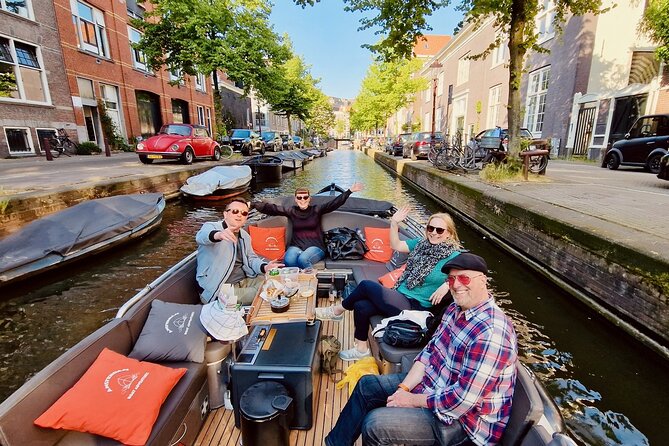 Private 90 Minute Amsterdam Canal Belt Exploration Cruise - The Jordaan’s smaller canals and Noorderkerk