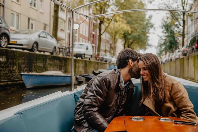 Private Romantic Canal Cruise Amsterdam with Bubbly and Snacks - Through the Canal Belt and Golden Bend