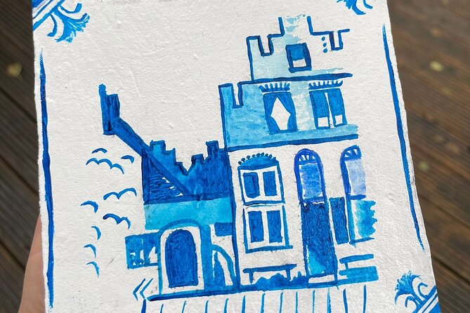 Private Souvenir Creation in Dutch Delft Blue from Netherlands - Getting to Postjeskade 43