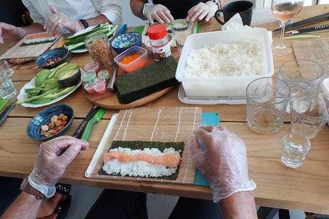 Private Sushi Workshop in Hilversum - Learning from Nigel and Chantal