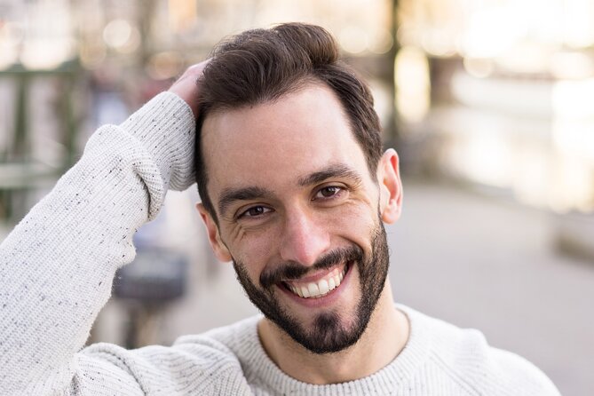 Professional Tinder Photo Session in Amsterdam - Meeting Sandra at Brouwersgracht