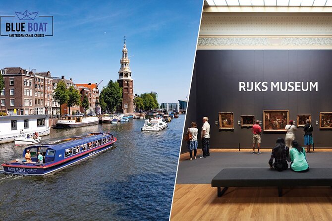 Rijksmuseum Amsterdam and Canal Cruise with Snackbox - What you see from the water