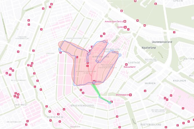 Self Guided City Tour in Amsterdam - Amsterdam Tulip - Oude Kerk and De Wallen: the route’s most distinctive section