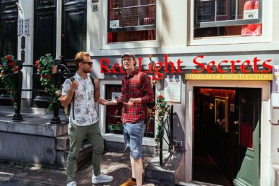 Treasures of Amsterdam: Coffeeshops & Red Light District Private Tour